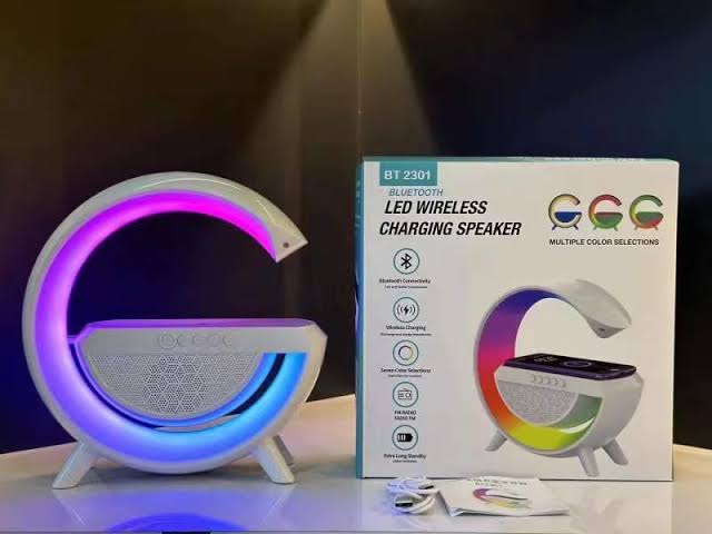 RGB Light Table Lamp Wireless Charger