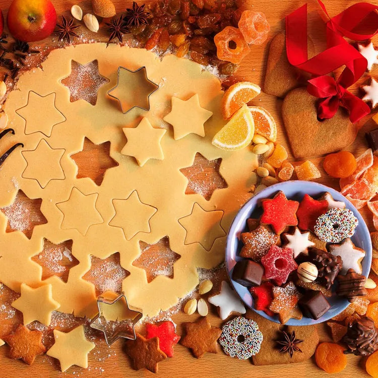 12 pcs, stainless steel cookie cutter