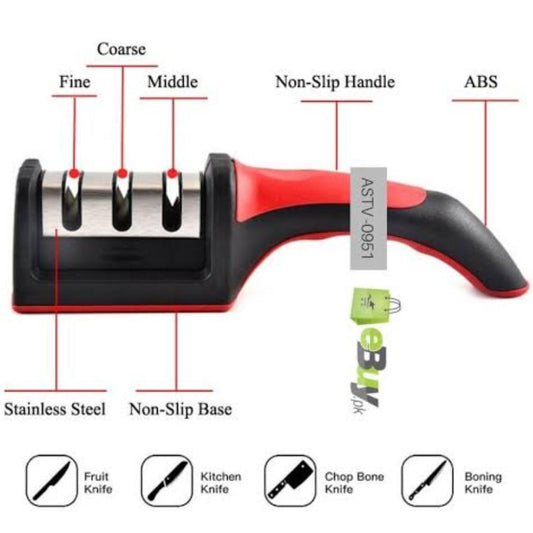 3 in 1 Manual Knife Sharpening