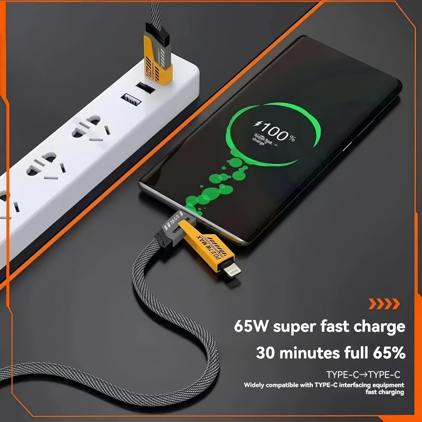 4-in-1 Multi USB Charging Cable