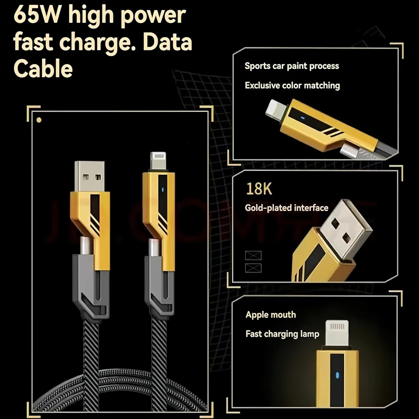 4-in-1 Multi USB Charging Cable