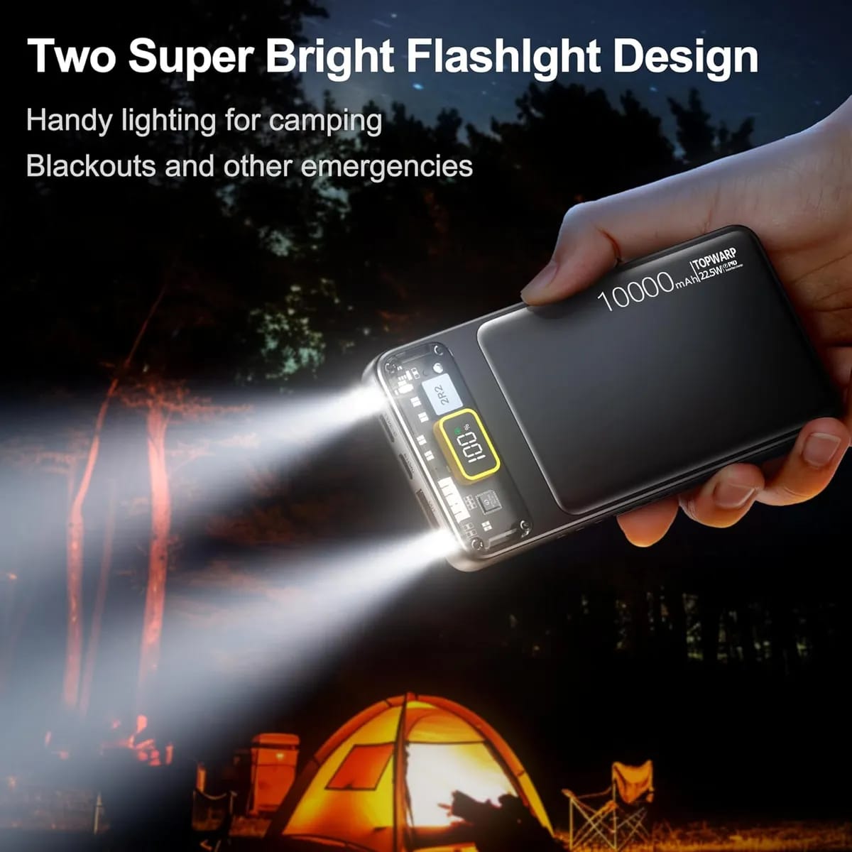 10000Mah Power Bank Slim Portable Charger