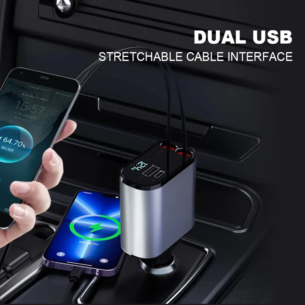 4 In 1 Multi Functional Car Charger