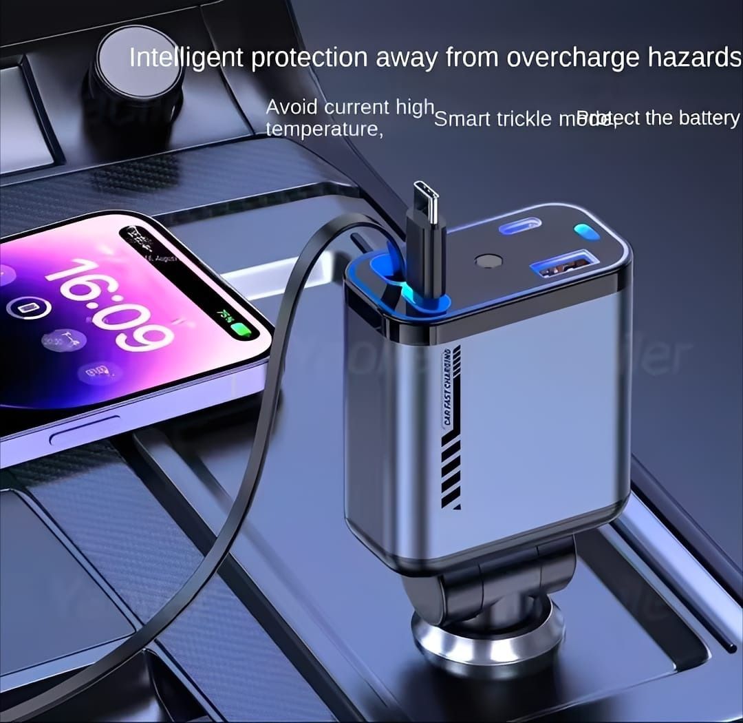 4 In 1 Multi Functional Car Charger