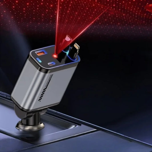 4 In 1 Multi Functional Car Charger