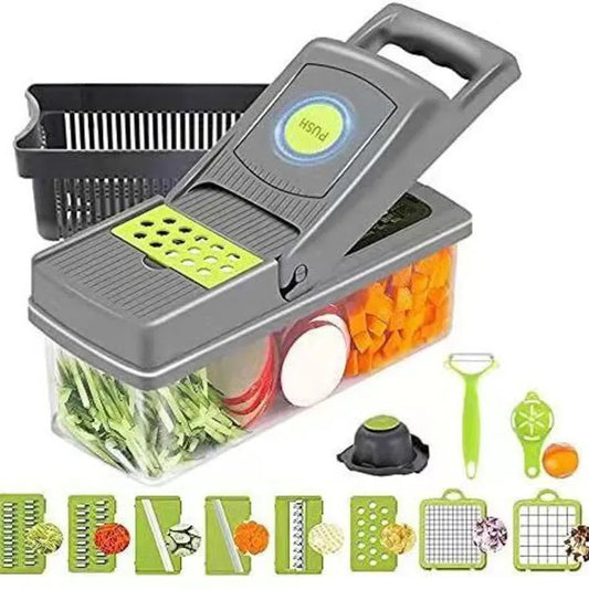 16-In-1 Multifunctional Vegetable Chopper & Slicer