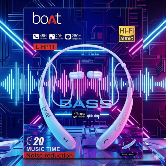 Neckband powerful bass, HD calls, and wireless freedom