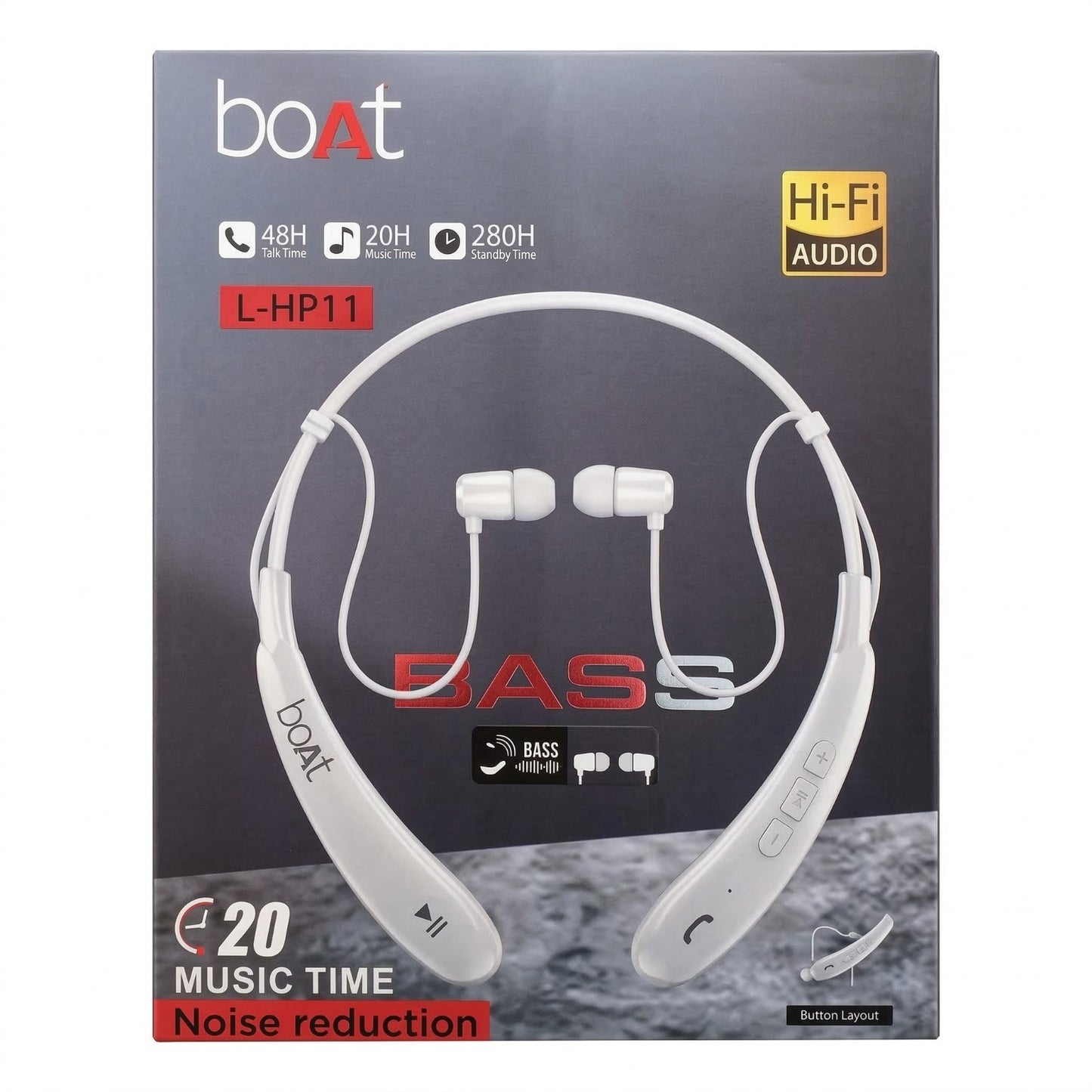 Neckband powerful bass, HD calls, and wireless freedom